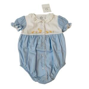 NWT TPP 6M Girl's Easter Chick Bubble